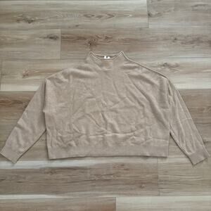 Anthropologie Pilcro Alani Cashmere Mock-Neck Sweater S